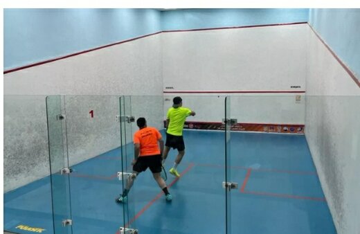 رقابت اسکواش بازان کارگری استان در اهواز