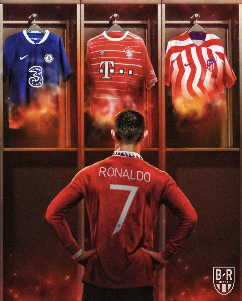 کریستیانو رونالدو و تماشای نابودی گزینههای تابستانی/عکس