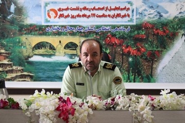 تجلیل فرمانده انتظامی استان چهارمحال و بختیاری از اصحاب رسانه 