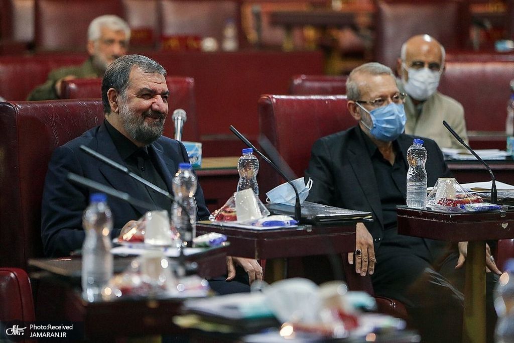 لاریجانی، شمخانی و محسن رضایی در جلسه اضطراری / دستور جلسه چه بود ؟ +  عکس ها