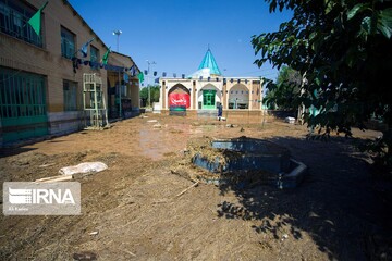 سیل در روستای آهنگران استان اراک