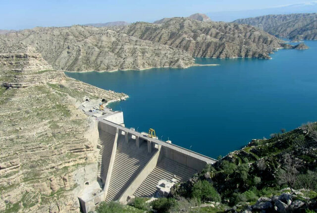 ذخیره ۵ میلیون مترمکعب آب طی بارندگیهای سامانه مونسونی در سد کوثر گچساران