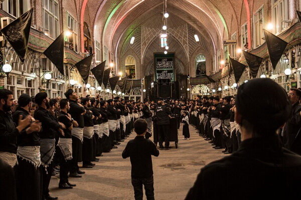 عزاداران بازار تاریخی تبریز نماد اصالت و ارادت به اهل بیت(ع)/ آیینی که ثبت ملی شده است