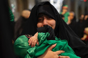 تصاویر | مراسم شیرخوارگان حسینی در حرم مطهر رضوی