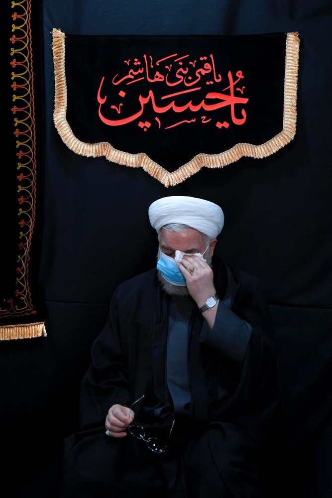 برگزاری دومین روز مراسم عزاداری سالار شهیدان در دفتر روحانی + عکس ها