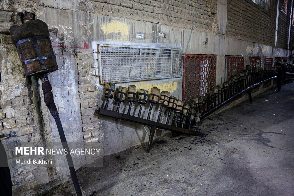 آیین مشعل گردانی نجفی‌های مقیم قم