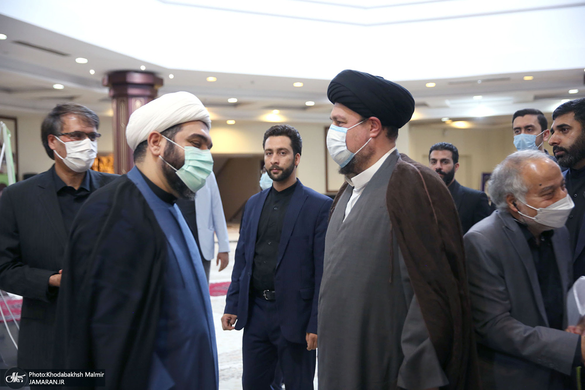 برگزاری مراسم عزاداری شب تاسوعای حسینی (ع) در حرم امام (ره) + عکس ها