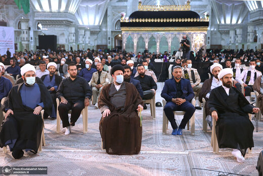 برگزاری مراسم عزاداری شب تاسوعای حسینی (ع) در حرم امام (ره) + عکس ها 