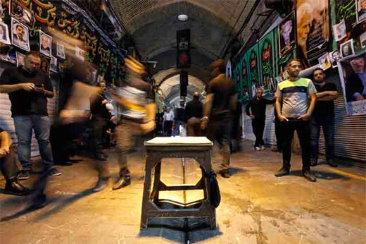 ببینید | چهارپایه‌خوانی، سنت ماندگار بازار تهران