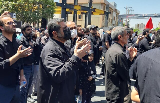 پیام وزیر ارشاد برای روز خبرنگار همزمان با حضور در مراسم عزاداری / عکس 3