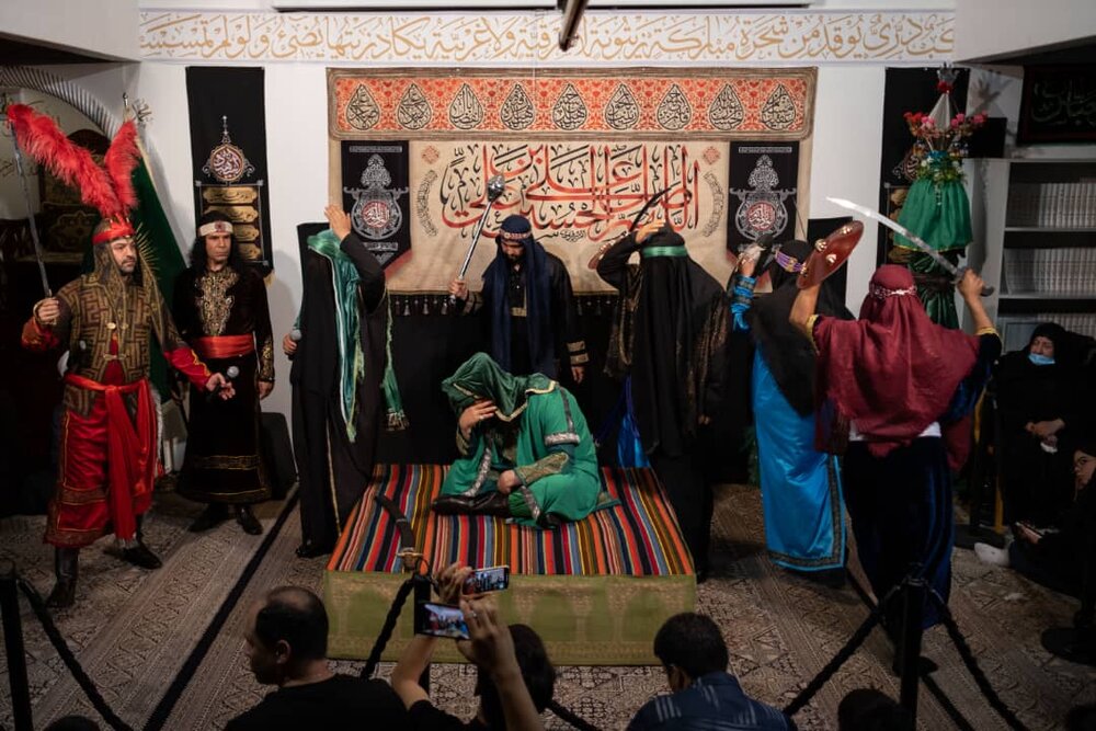 پایان نخستین تجربه اجرای تعزیه در مراکز اسلامی اروپا/ عکس