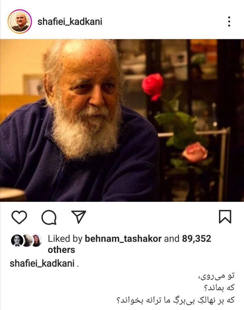 تابستان بی سایه هم دیدیم/ از کیهان کلهر تا بهمن فرمانآرا همه از هوشنگ ابتهاج گفتند