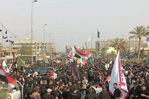 ببینید | تظاهرات صدری‌ها و طرفداران چارچوب هماهنگی در بغداد