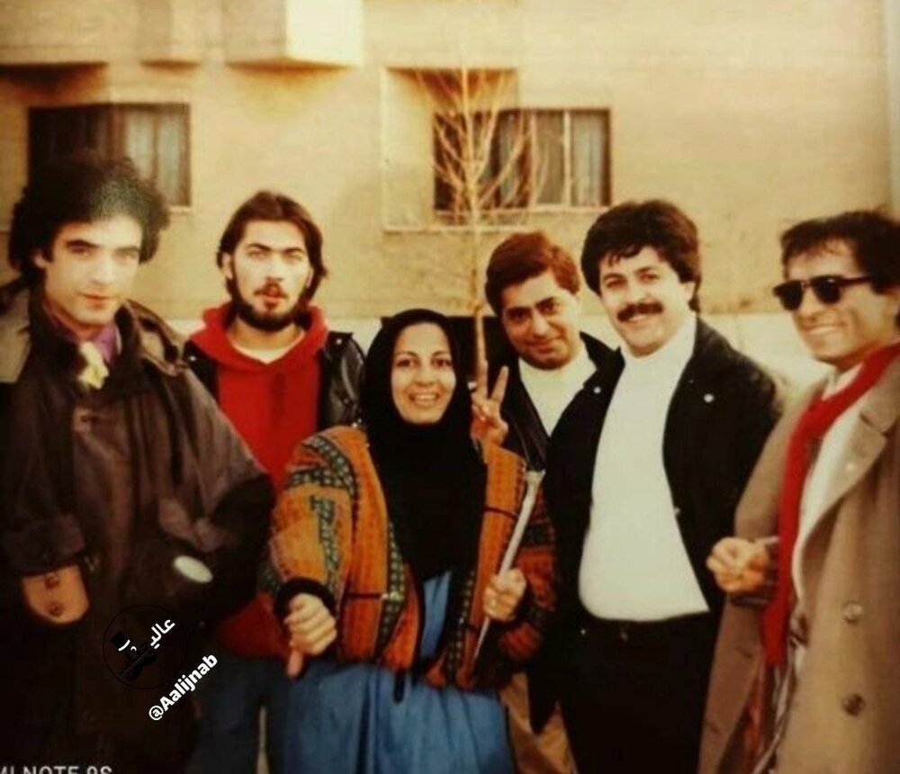 عکس | قابی نوستالژیک از بازیگران سینمای ایران؛ تیپ جالب پارسا پیروزفر