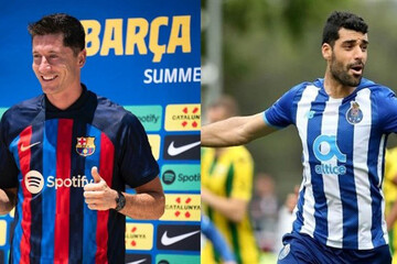 طارمی هم تراز لواندوفسکی طارمی هم تراز لواندوفسکی