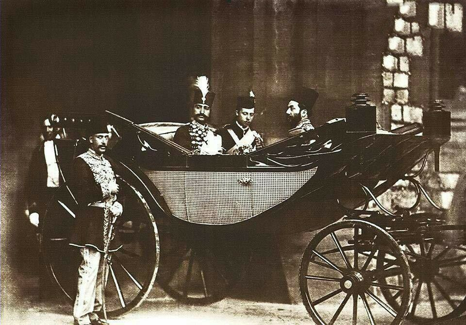 عکسی تاریخی از اولین سفر یک پادشاه ایرانی به اروپا