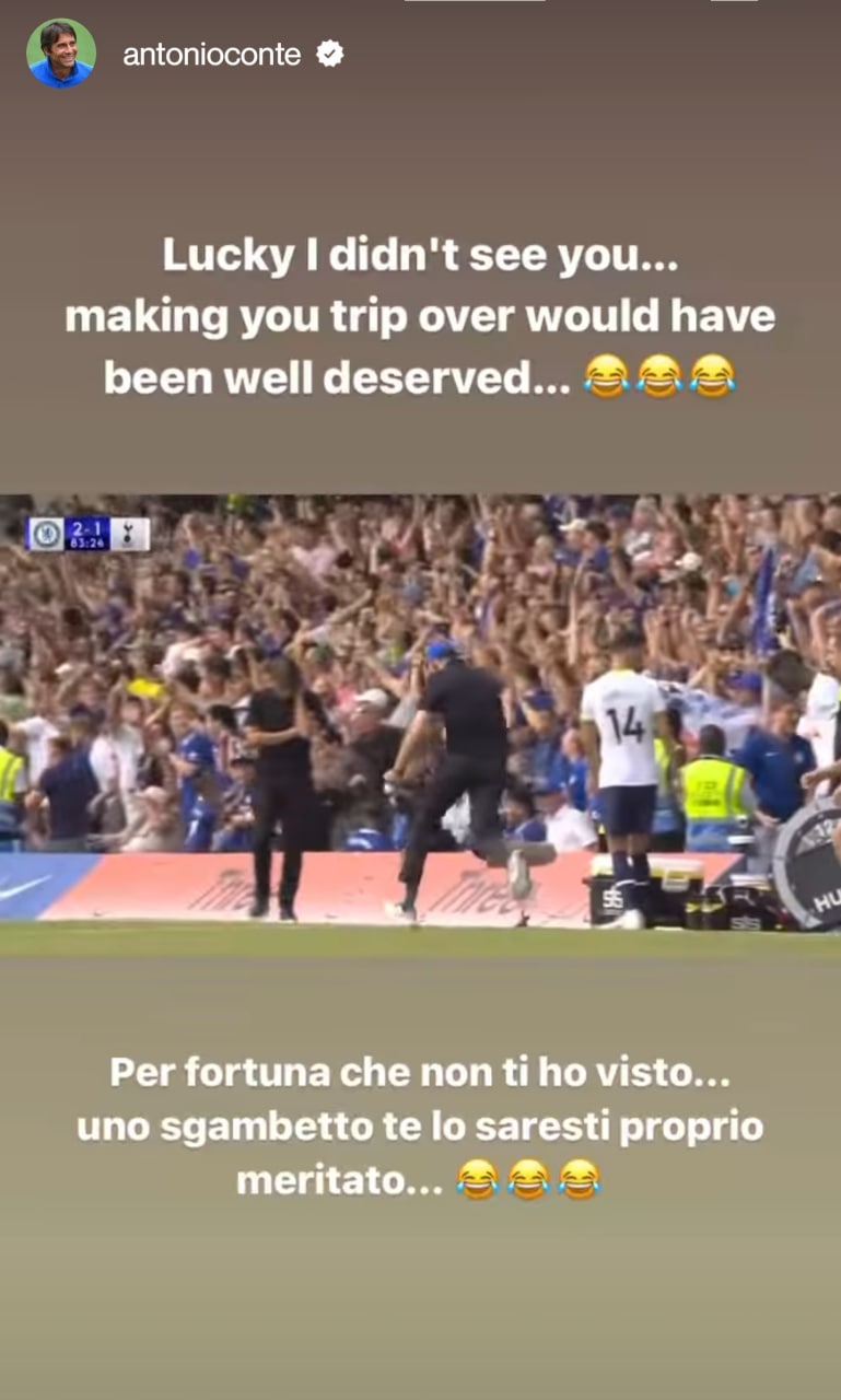 استوری عجیب کونته علیه توخل پس از درگیری جنجالی/عکس