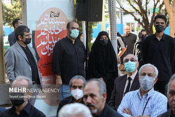 تصاویر | مراسم وداع و تشییع پیکر بابک برزویه