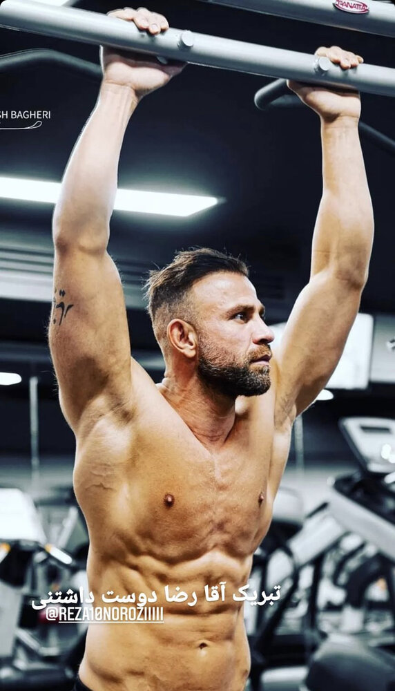 ستاره سابق پرسپولیس در فیتنس استایل!/عکس