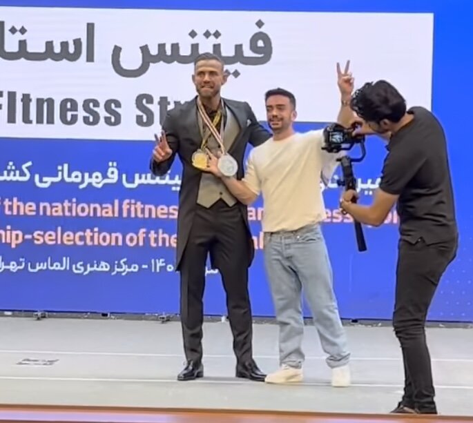 ستاره سابق پرسپولیس در فیتنس استایل!/عکس