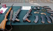 کشف ۷۶ قبضه سلاح غیرمجاز توسط پلیس خوزستان 