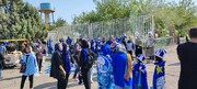 ببینید | پای دختر آبی و وریا هم به اولین حضور زنان در لیگ برتر فوتبال ایران باز شد