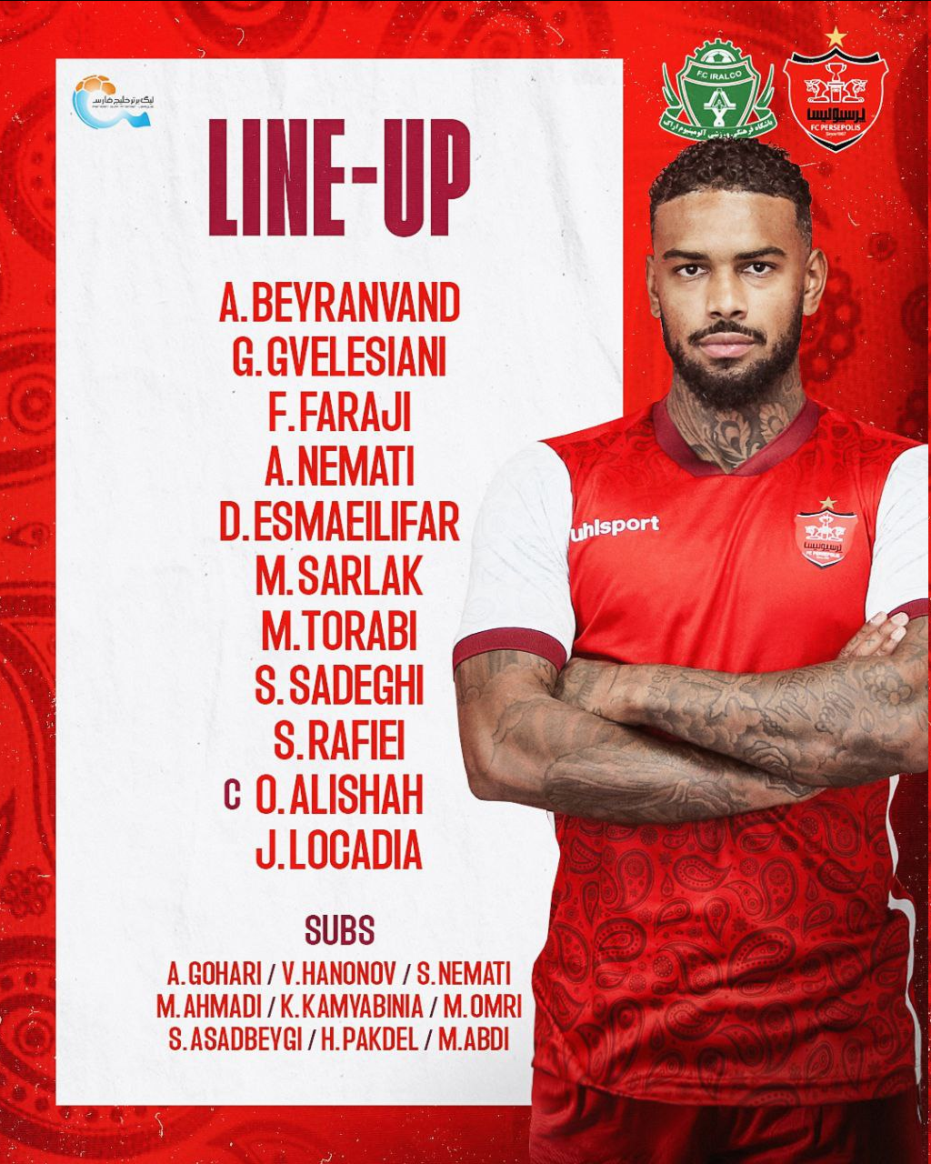 رونمایی پرسپولیس از مهاجم هلندی/عکس