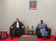Iran's FM meets with his Tanzanian counterpart