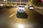ببینید | تصاویر جنجالی از سوار کردن ۳ کودک در صندوق عقب پراید توسط راننده زن در اتوبان نواب تهران