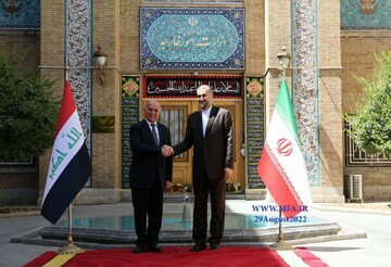 استقبال امیرعبداللهیان از وزیرخارجه عراق در تهران