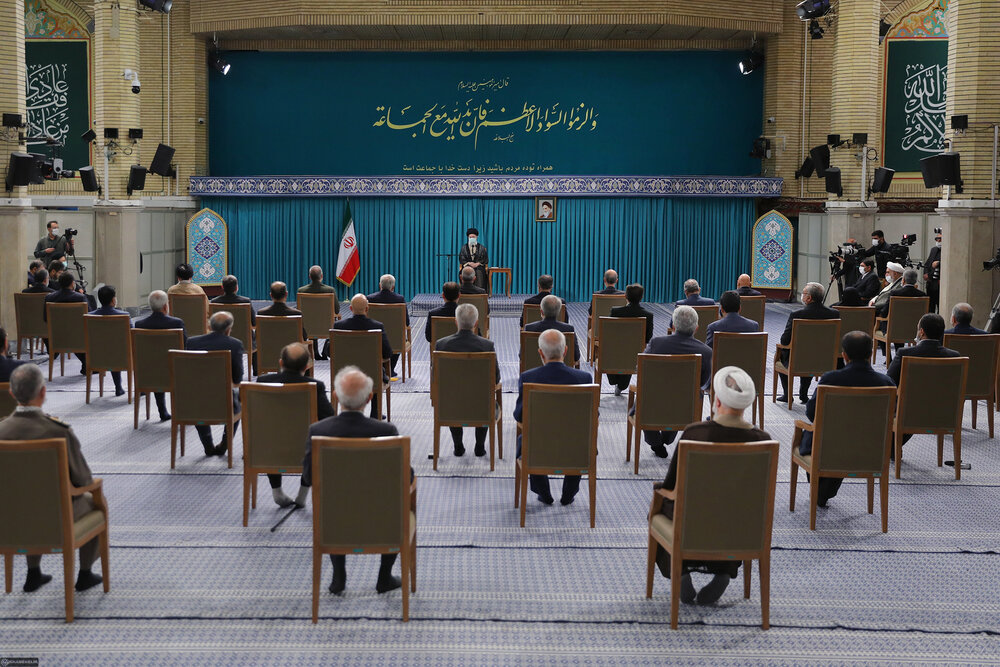 دیدار رئیس‌جمهور و اعضای هیئت دولت