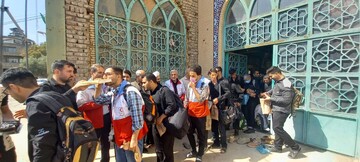 کاروان راهیان عصر ظهور لرستان عازم کربلا شد کاروان راهیان عصر ظهور لرستان عازم کربلا شد