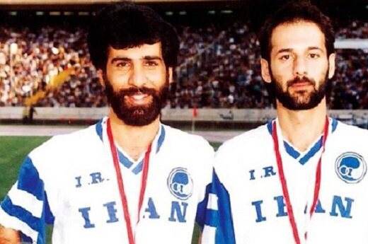 درگیری 2 یاغی استقلال سر بازوبند کاپیتانی / عکس