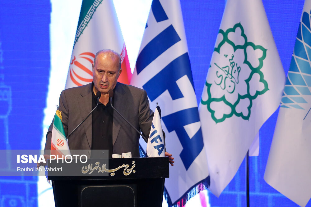 مراسم رونمایی از کاپ جام جهانی