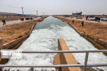 افتتاح طرح آبرسانی غدیر