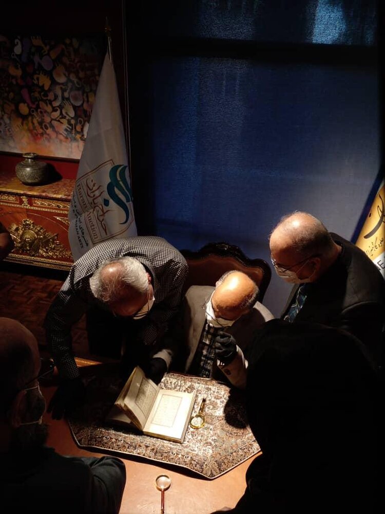 کتابت فاخر مقتل حسین بن علی در نگارخانه ترانه باران رونمایی شد