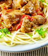 اسپاگتی با خوراک گوشت/ آشپزی آسان با جیمی اولیور