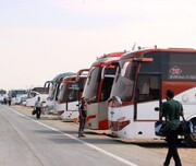 نرخ بلیت اتوبوس برای زائران اربعین در قزوین مشخص شد