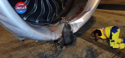 برخورد ایرباس با موتور سیکلت