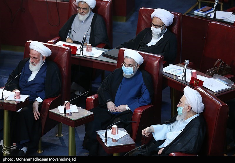 حضور حسن روحانی دراجلاسیه امروز مجلس خبرگان رهبری + تصاویر

