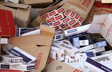 کشف یک میلیون و ۹۰۰ هزار نخ سیگار قاچاق در منوجان
