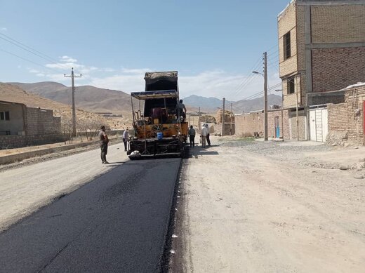 آخرین وضعیت آسفالت محورهای مواصلاتی و معابر روستایی در آذربایجان‌غربی