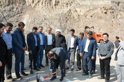 ساخت پروژه ملی فیبر نوری مسیر شاپورآباد به سد رودبار کلنگ زنی شد