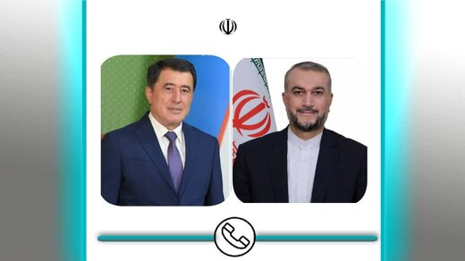Iran, Uzbekistan FMs discuss ties, SCO meeting