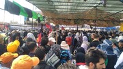 عکس/ حضور علی لاریجانی در راهپیمایی اربعین