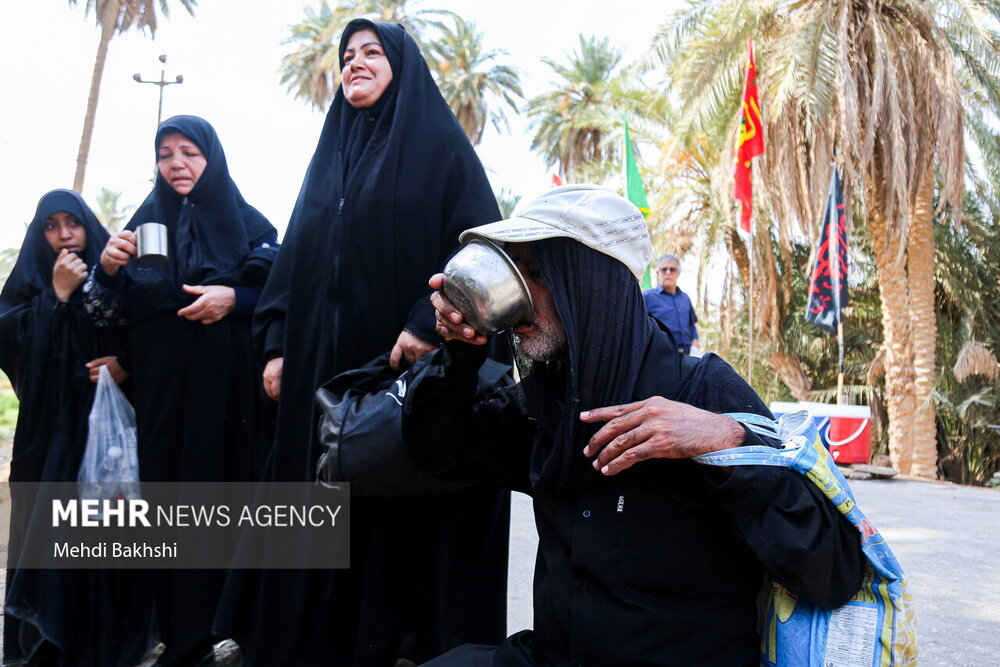 سقایی «حاج کاظم» در جوار شط الفرات