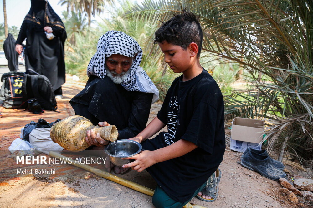 سقایی «حاج کاظم» در جوار شط الفرات