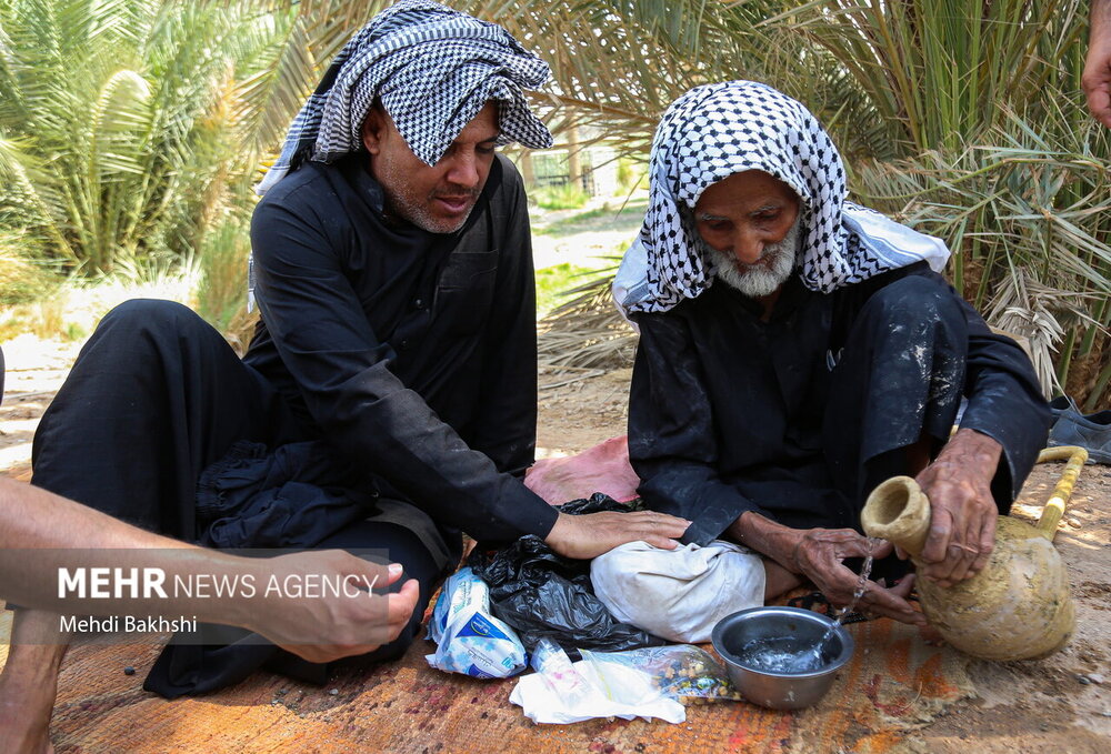 سقایی «حاج کاظم» در جوار شط الفرات
