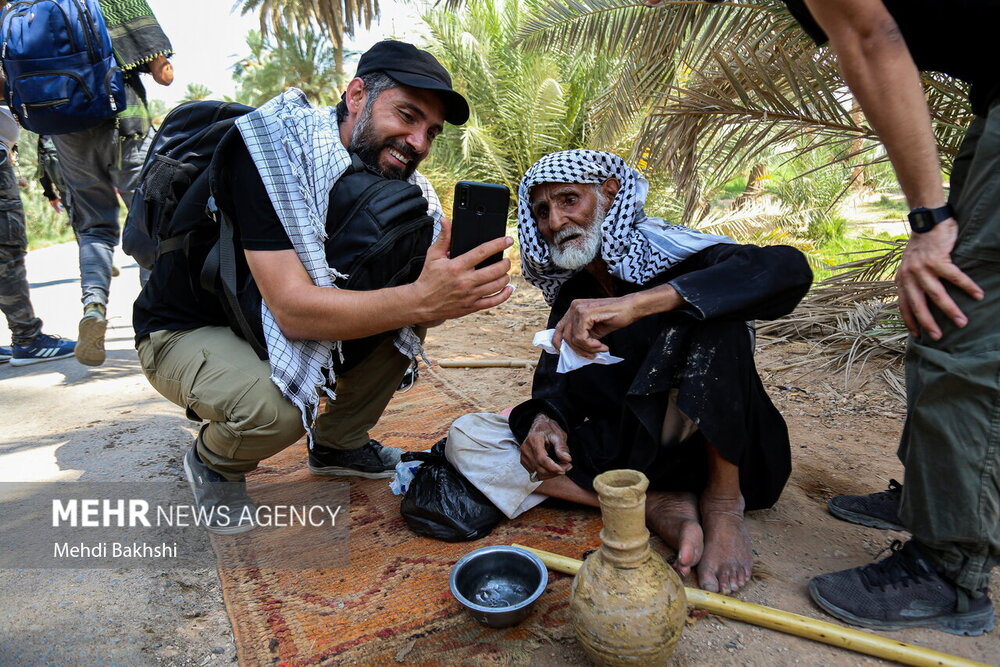 سقایی «حاج کاظم» در جوار شط الفرات