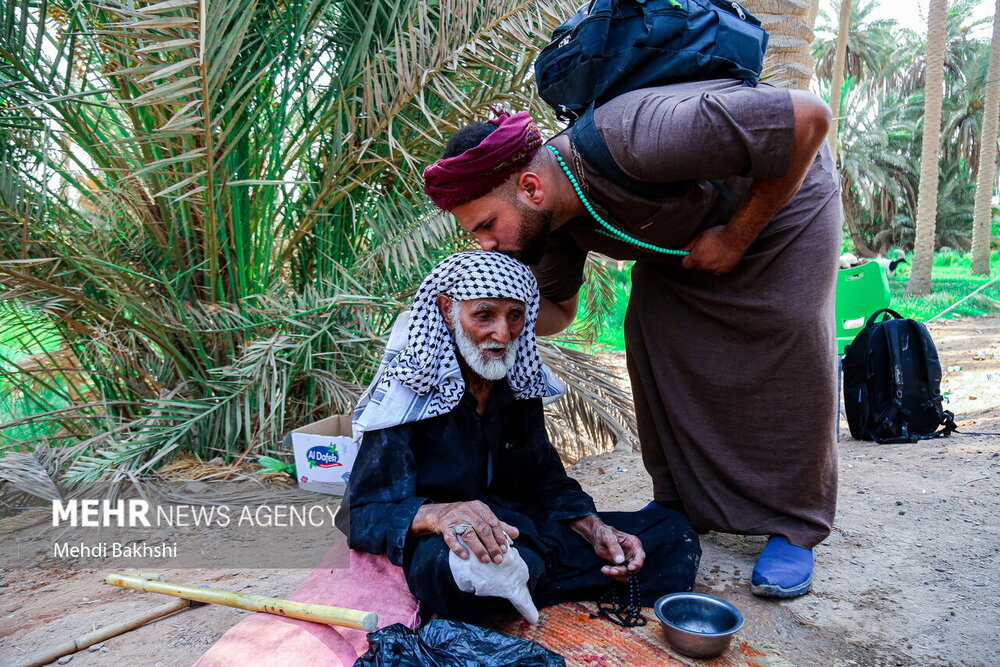 سقایی «حاج کاظم» در جوار شط الفرات